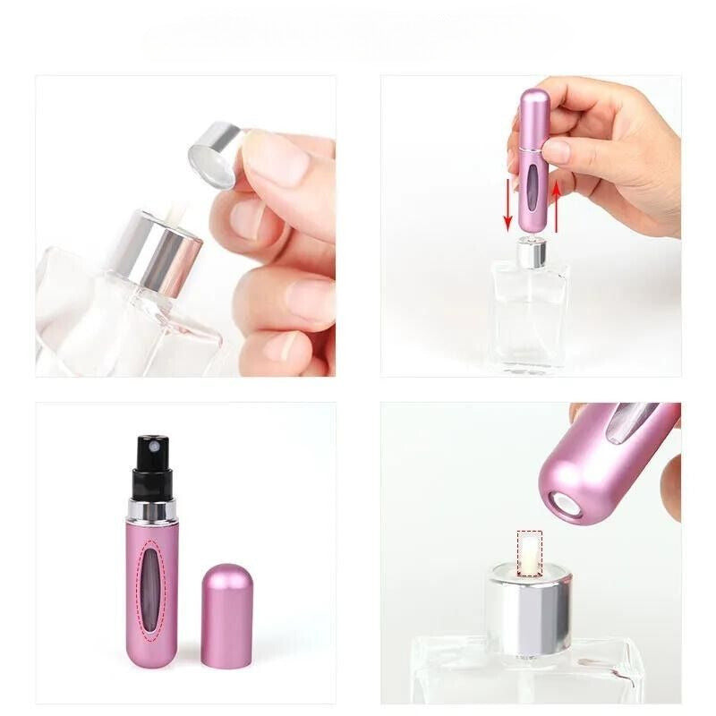 Travel perfume atomizer