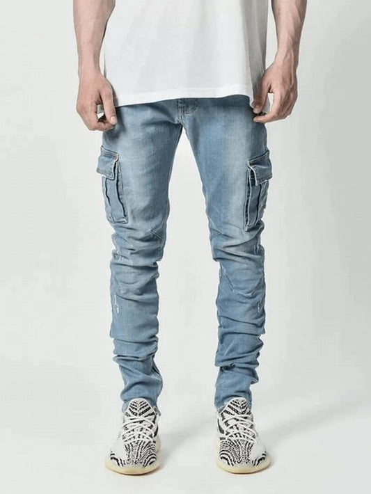 Duval | Cargo jeans med flera fickor